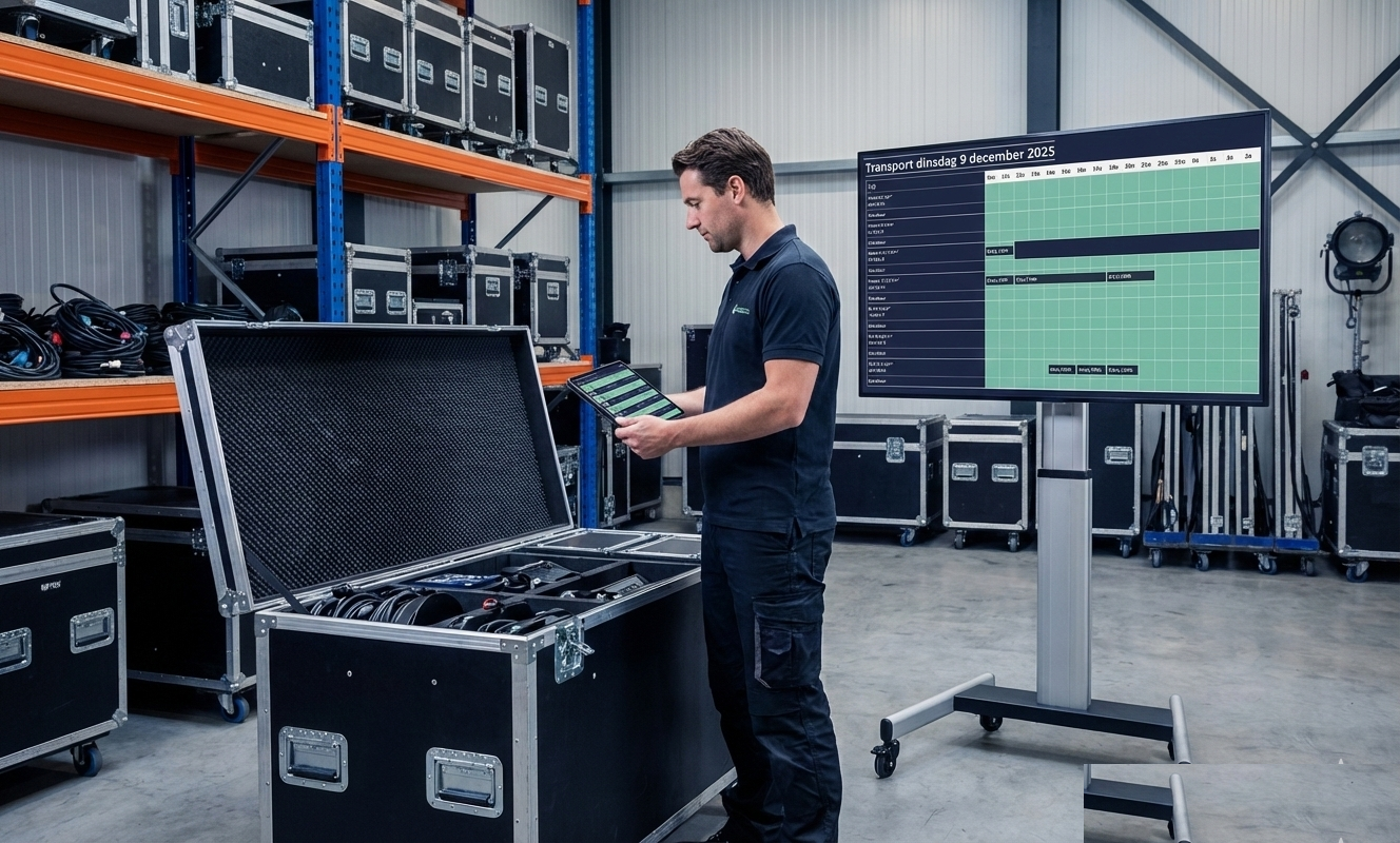 Klaproos B.V. — AV-planning via Backemp en Rentman